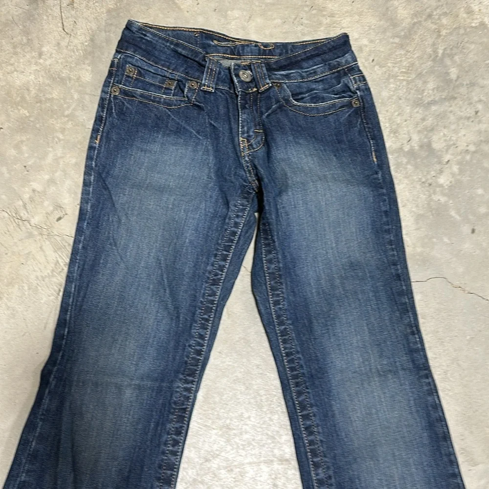 us polo assn jeans‎ size 3/4 university low rise boot cut dark denim / Box 2-60
